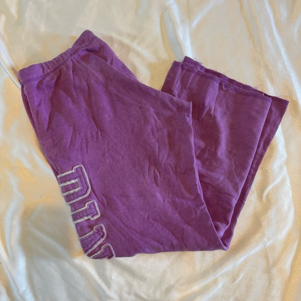 Victoria’s Secret PINK Purple Wide-Leg Lounge Pants – Size S 💜✨